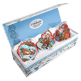 G.Debrekht Christmas Glass Ornament Set of 3 by G. DeBrekht Decor Christmas Decor - 75103-B3