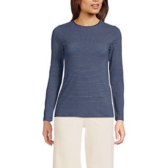 Women's Lands’ End Long Sleeve Crewneck Top
