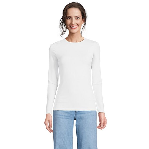 Women's Lands’ End Long Sleeve Crewneck Top