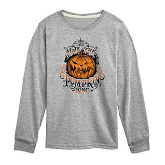 Disney's The Nightmare Before Christmas Boys All Hail Pumpkin King Long Sleeve