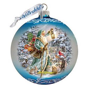 Saint Nicholas Glass Ornament Limited Edition by D. Gelsinger