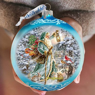Saint Nicholas Glass Ornament Limited Edition by D. Gelsinger