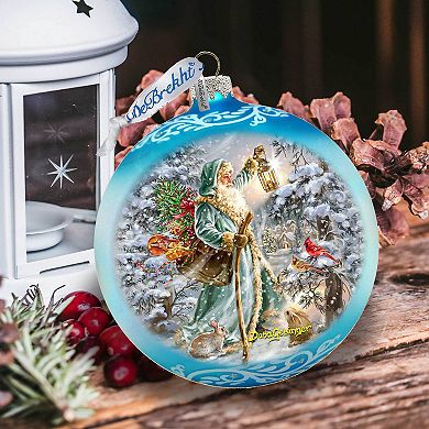 Saint Nicholas Glass Ornament Limited Edition by D. Gelsinger