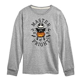Disney's The Nightmare Before Christmas Boys Master of Fright Long Sleeve Tee