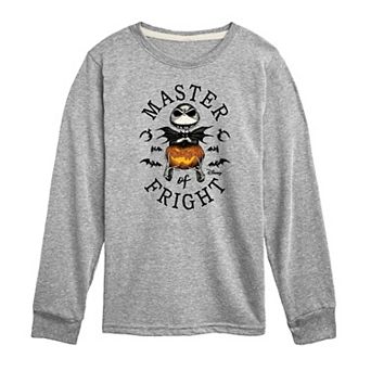 Disney's The Nightmare Before Christmas Boys Master of Fright Long Sleeve Tee