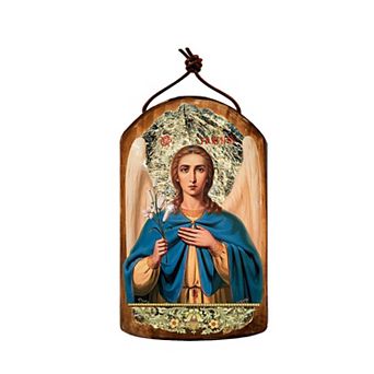 G.Debrekht Saint Gabriel the Archangel Religious Christian Sacred Icon Ornament Inspirational Icon Decor
