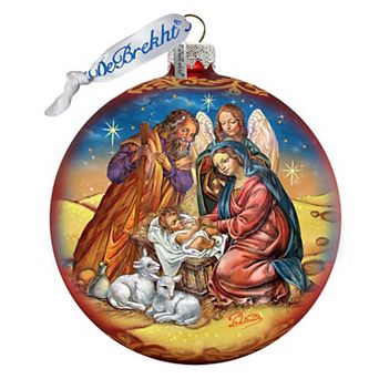 G.Debrekht Regal Nativity Glass Ornament by G. DeBrekht DecorNativity Holiday Decor - 73369