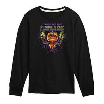 Disney's The Nightmare Before Christmas Boys Pumpkin King Long Sleeve Tee