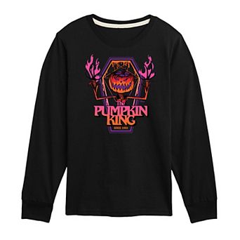Disney's The Nightmare Before Christmas Boys Pumpkin King 1993 Long Sleeve Tee