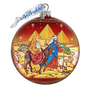 Journey to Bethlehem Glass Ornament Limited Edition by G. DeBrekht