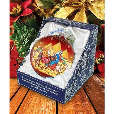 Journey to Bethlehem Glass Ornament Limited Edition by G. DeBrekht