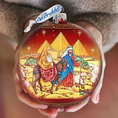 Journey to Bethlehem Glass Ornament Limited Edition by G. DeBrekht