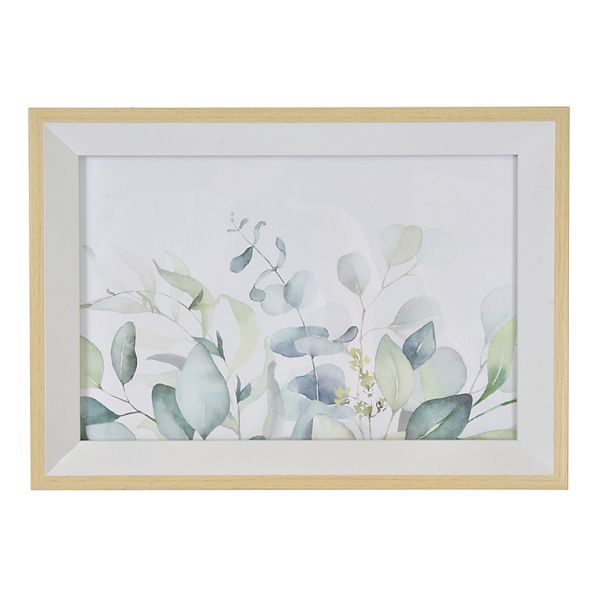 Belle Maison Floral Framed Wall Art - Natural