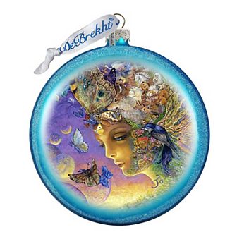 G.Debrekht Eternal Love Glass Ornament by Josephine Wall Decor Christmas Decor - 744-412-JW