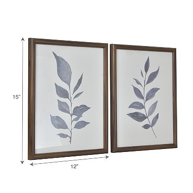 Belle Maison 2-piece Floral Wall Art Set