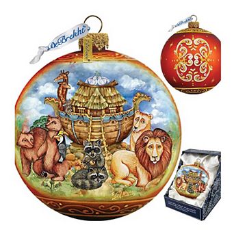 G.Debrekht Noah's Ark Ball Glass Ornament by G. DeBrekht DecorNativity Holiday Decor - 73521