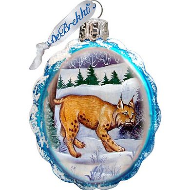 Designocracy Wildlife Mercury Glass Ornaments Set of 3 by G. DeBrekht Wildlife Holiday Decor