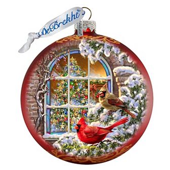 Christmas Window Glass Christmas Ornament by D. Gelsinger