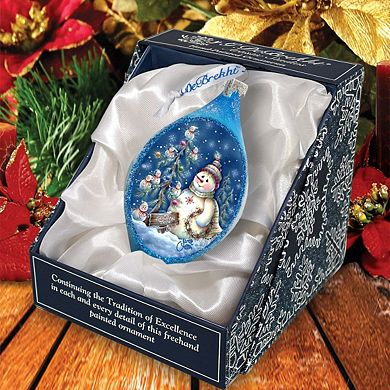 G.Debrekht Old Fashion Christmas Drop Glass Ornament by J. Mills-Price Christmas Decor - 757-301-MP
