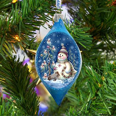 G.Debrekht Old Fashion Christmas Drop Glass Ornament by J. Mills-Price Christmas Decor - 757-301-MP