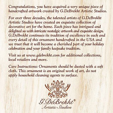 Designocracy Squirrel Mercury Glass Ornament by G. DeBrekht Wildlife Holiday Decor