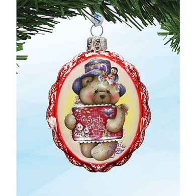 Designocracy Holiday Kiss Mercury Glass Christmas Ornaments by G. DeBrekht Christmas Decor