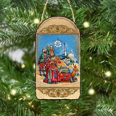 G.Debrekht Three Kings Religious Christian Sacred Icon Ornament Inspirational Icon Decor