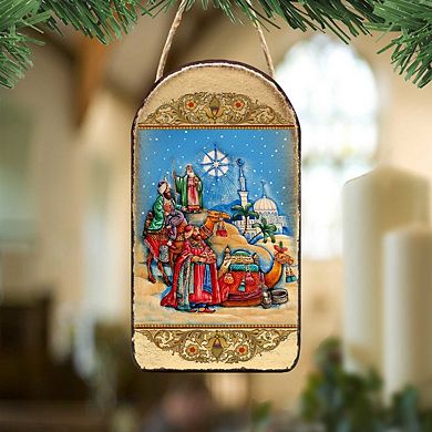 G.Debrekht Three Kings Religious Christian Sacred Icon Ornament Inspirational Icon Decor