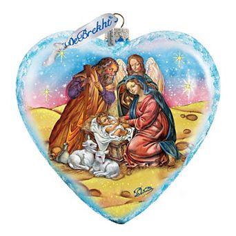 Nativity Glass Ornament Limited Edition by G. DeBrekht