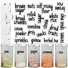 Stickers for Bulk Jars, Flour, Pasta, Sugar, Rice, Semolina 