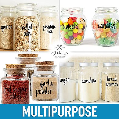 Zulay Kitchen Pantry Labels for Containers