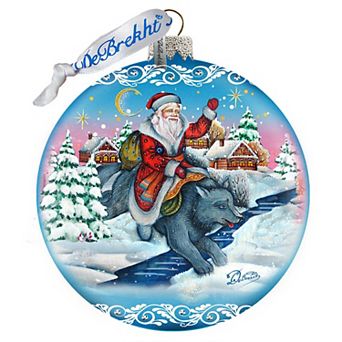 Christmas Arrival Fairytale Glass Christmas Ornament Limited Edition by G. DeBrekht