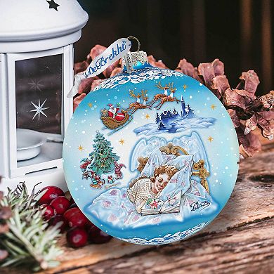 Winter Fairy Tale Dream Glass Ornament Limited Edition by G. DeBrekht