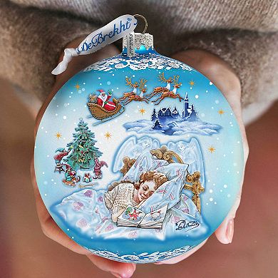 Winter Fairy Tale Dream Glass Ornament Limited Edition by G. DeBrekht