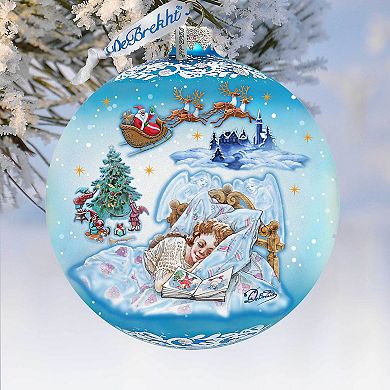 Winter Fairy Tale Dream Glass Ornament Limited Edition by G. DeBrekht
