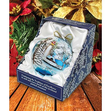 Winter Lighthouse Glass Ornament Limited Edition by G.DeBrekht