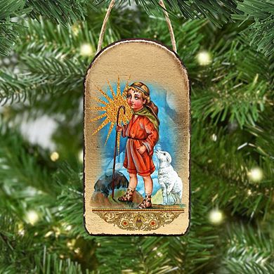 G.Debrekht Shepherd Religious Christian Sacred Icon Ornament Inspirational Icon Decor