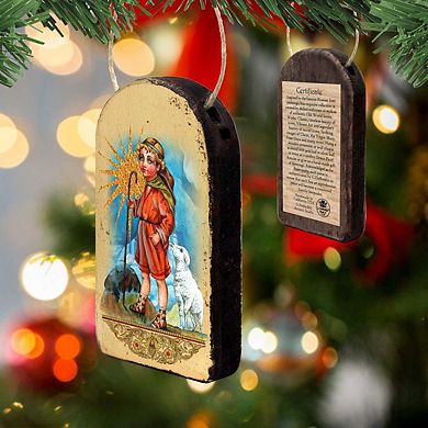 G.Debrekht Shepherd Religious Christian Sacred Icon Ornament Inspirational Icon Decor
