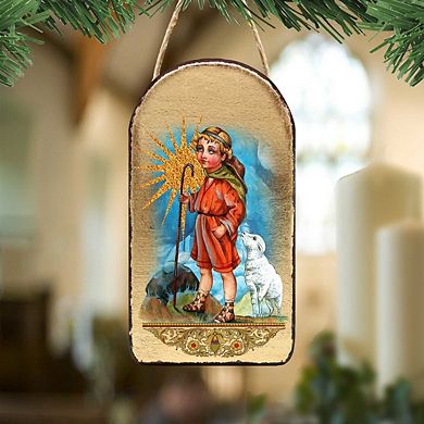 G.Debrekht Shepherd Religious Christian Sacred Icon Ornament Inspirational Icon Decor