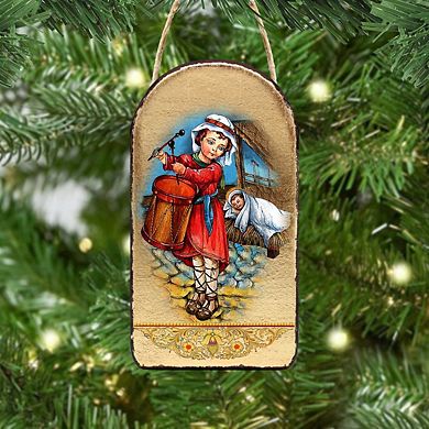 G.Debrekht Drummer Religious Christian Sacred Icon Ornament Inspirational Icon Decor
