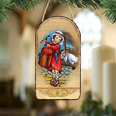 G.Debrekht Drummer Religious Christian Sacred Icon Ornament Inspirational Icon Decor