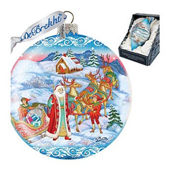 Long-awaited Courier Glass Ornament Limited Edition by G. DeBrekht