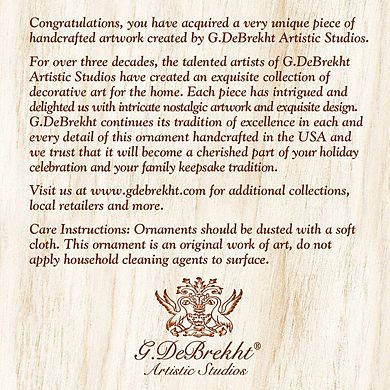 Designocracy White Owl Mercury Glass Ornament by G. DeBrekht Wildlife Holiday Decor