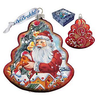 G.Debrekht Gingerbread Tree Glass Christmas Ornament by G. DeBrekht Christmas Decor - 762-015