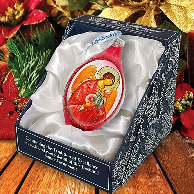 G.Debrekht Saint Michael Drop Glass Ornament by G. DeBrekht DecorNativity Holiday Decor - 757-036