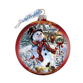 An Old-Fashioned Christmas Glass Christmas Ornament Limited Edition by D. Gelsinger