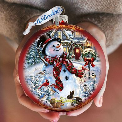 An Old-Fashioned Christmas Glass Christmas Ornament Limited Edition by D. Gelsinger