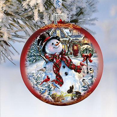 An Old-Fashioned Christmas Glass Christmas Ornament Limited Edition by D. Gelsinger