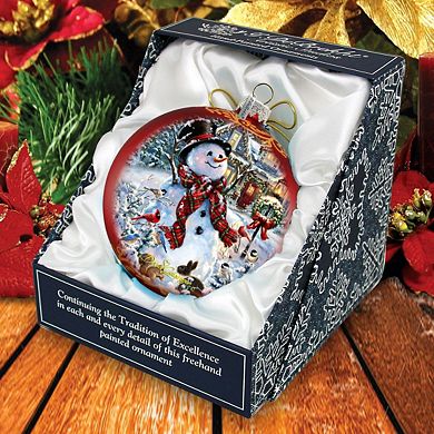 An Old-Fashioned Christmas Glass Christmas Ornament Limited Edition by D. Gelsinger