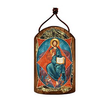G.Debrekht Jesus Religious Orthodox Sacred Icon Ornament Inspirational Icon Decor